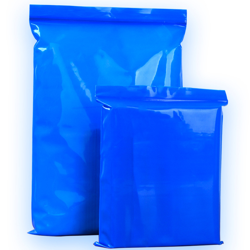 Blue Color PE Ziplock Bag