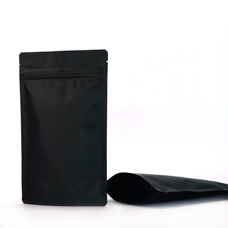 Black Ziplock Standing Bags